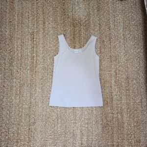 Chico's Round Neck Sleeves Tank Top 0, Great Pre-owned condition
